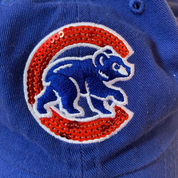NWT Chicago Cubs baseball hat with sequined logo - Picture 4 of 8